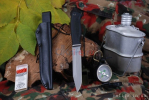 Нож НР-09 Мелита-К, рукоять резина, покрытие антиблик ()